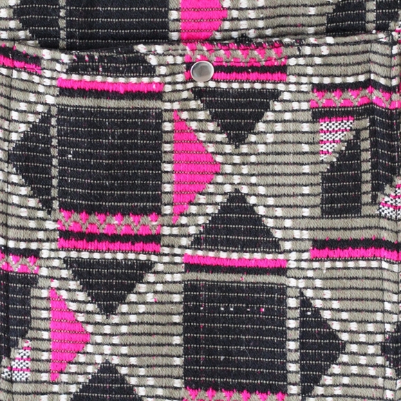 Pink & Green Boho Geometric Corduroy Tote Bag- Pre-owned - Picture 15 of 15